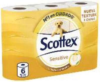 FROIZ Papel higiénico scottex sensitive 6 u oferta