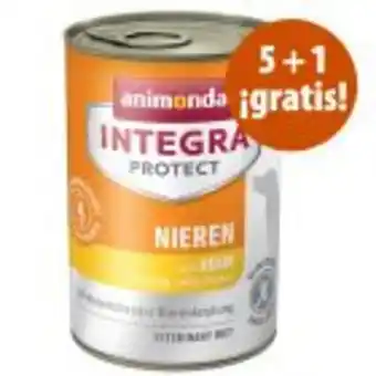 Zooplus Animonda integra protect 6 x 400 g latas en oferta: ¡5 + 1 gratis! oferta