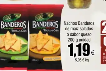 FROIZ Nachos Banderos De Maíz Salados oferta
