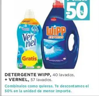 Supercor Wipp + Vernel Detergente oferta