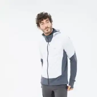 Decathlon Chaqueta polar de montaña y trekking híbrida hombre quechua mh920 oferta