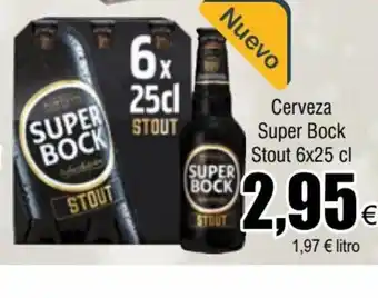 FROIZ Cerveza Super Bock Stout 6x25cl oferta