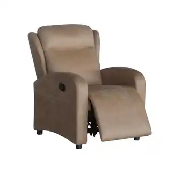 Sillón relax manual tapizado en tela brand