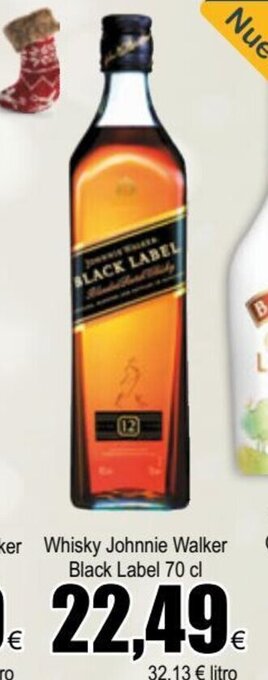 FROIZ Whisky Johnnie Walker Black Label 70cl oferta