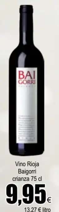 FROIZ Vino Rioja Baigorri Crianza 75cl oferta