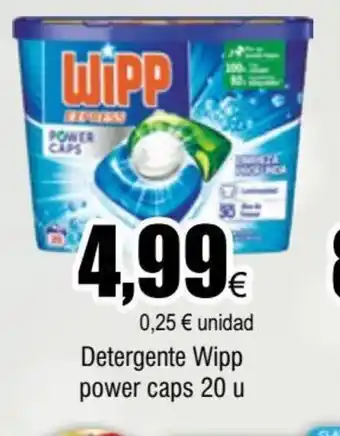 FROIZ Detergente Wipp Power Caps 20u oferta
