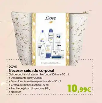 Hiper Usera Neceser cuidado corporal DOVE oferta