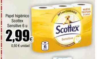 FROIZ Papel Higiénico Scottex Sensitive 6u oferta