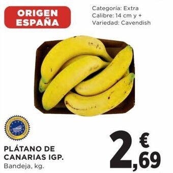 Hipercor Plátano de canarias igp oferta