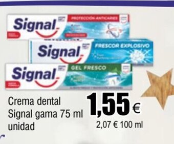FROIZ Crema Dental Signal Gama 75ml Unidad oferta