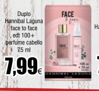 FROIZ Duplo hannibal Laguna Face to Face edt 100+ Perfume Cabello 75ml oferta
