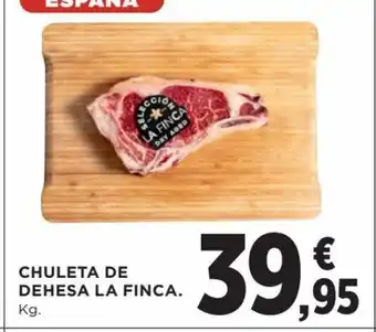 Hipercor Chuleta de Dehesa La Finca oferta