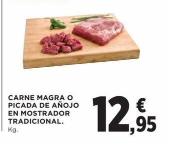 Hipercor Carne Magra o Picada De Añojo En Mostrador Tradicional oferta
