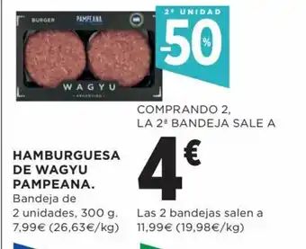 Hipercor Hamburguesa De Wagyu Pampeana oferta