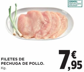 Hipercor Filetes de Pechuga de Pollo oferta