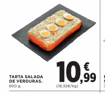 Hipercor Tarta Salada De Verduras oferta