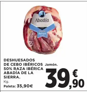 Hipercor Deshuesados De Cebo Ibéricos 50% Raza Ibérica Abadía De La Sierra oferta