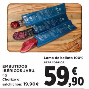 Hipercor Embutidos Ibéricos Jabu oferta