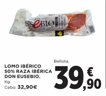 Hipercor Lomo Ibérico 50% Raza Ibérica Don Eusebio oferta