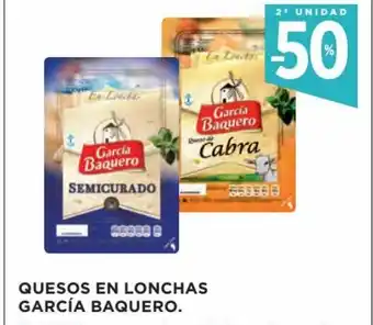 Hipercor Quesos En Lonchas Garcia Baquero oferta