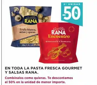Hipercor Toda La Pasta Fresca Gourmet Y Salsas Rana oferta