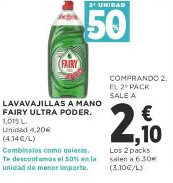 Supercor Fairy Lavavajillas A Mano Ultra Poder 1,015 L oferta