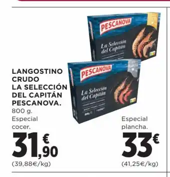 Hipercor Langostino Crudo La Selección Del Capitán Pescanova oferta