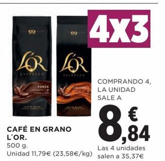 Hipercor Café En Grano L'Or oferta