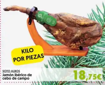 Hiper Usera Jamón Ibérico de Cebo De Campo oferta