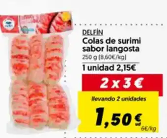 Colas de Surimi Sabor Langosta