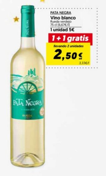 Hiper Usera Pata Negra Vino Blanco oferta