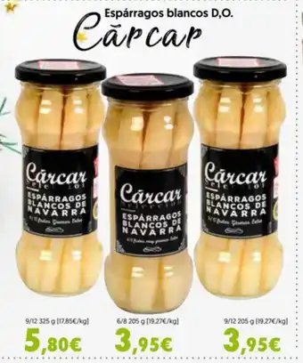 Hiper Usera Espárragos Blancos D.O. Cápcap oferta