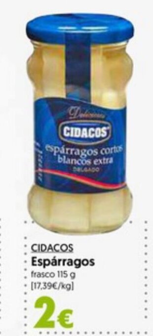 Hiper Usera Cidacos Espárragos oferta