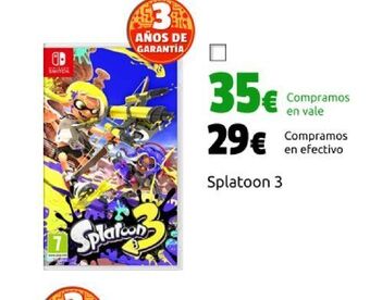 CeX Splatoon 3 oferta