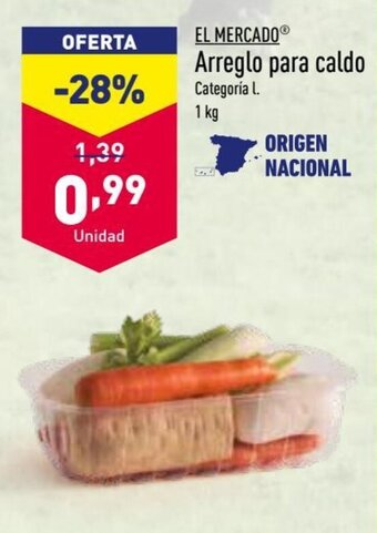 ALDI El Mercado Arreglo para caldo oferta