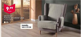 ALDI Home Creation Protector para sofá de 1 plaza oferta