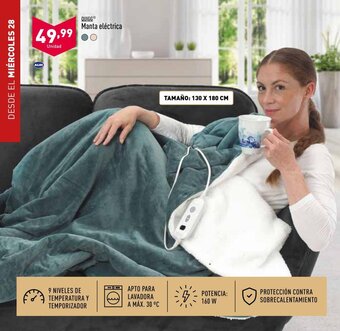 ALDI Quigg Manta eléctrica oferta