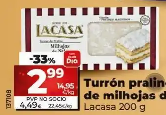 Maxi Dia Turrón la casa oferta