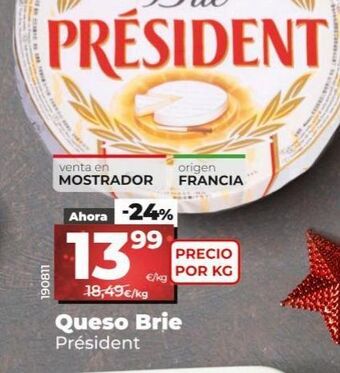 Maxi Dia Queso brie président oferta