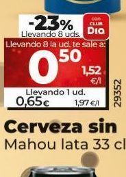 Maxi Dia Cerveza sin alcohol mahou oferta