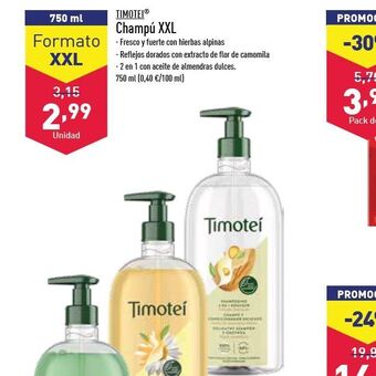 ALDI Champú xxl oferta