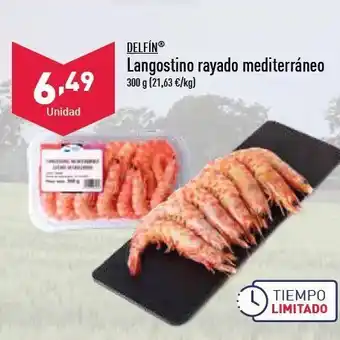 ALDI Langostino rayado mediterráneo oferta