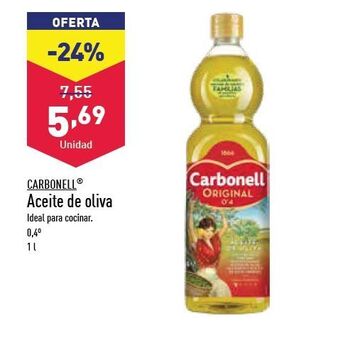ALDI Aceite de oliva oferta