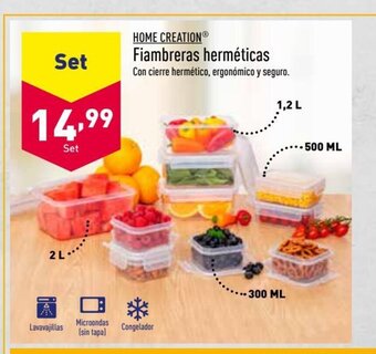 ALDI Fiambreras Hermeticas oferta