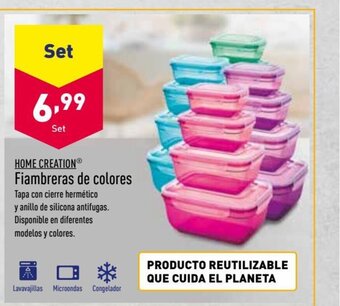ALDI Fiambreras De Colores oferta
