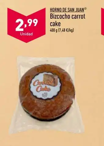 ALDI Bizcocho Carrot Cake oferta
