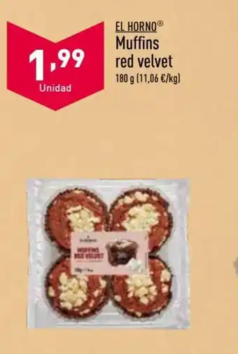 ALDI Muffins Red Velvet oferta