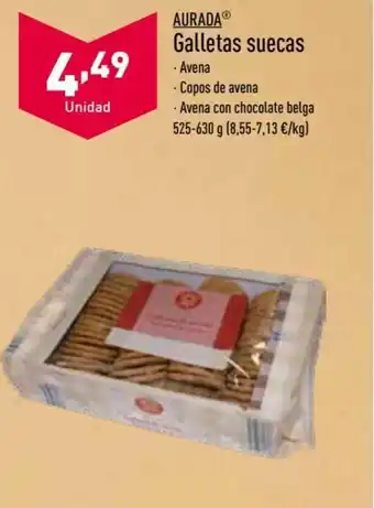 ALDI Galletas Suecas oferta