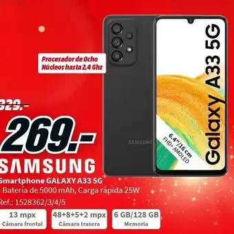 MediaMarkt Smartphone galaxy a33 oferta