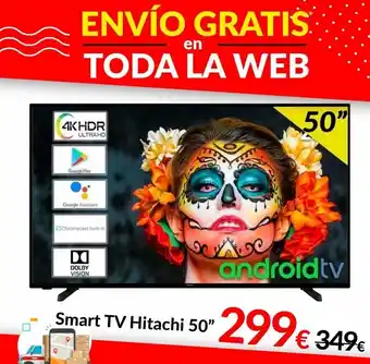 Embargos a lo bestia Envío gratis toda la web en 4khdr ultrahd google play google assistant chromecast built-in do dolby vision smart tv oferta